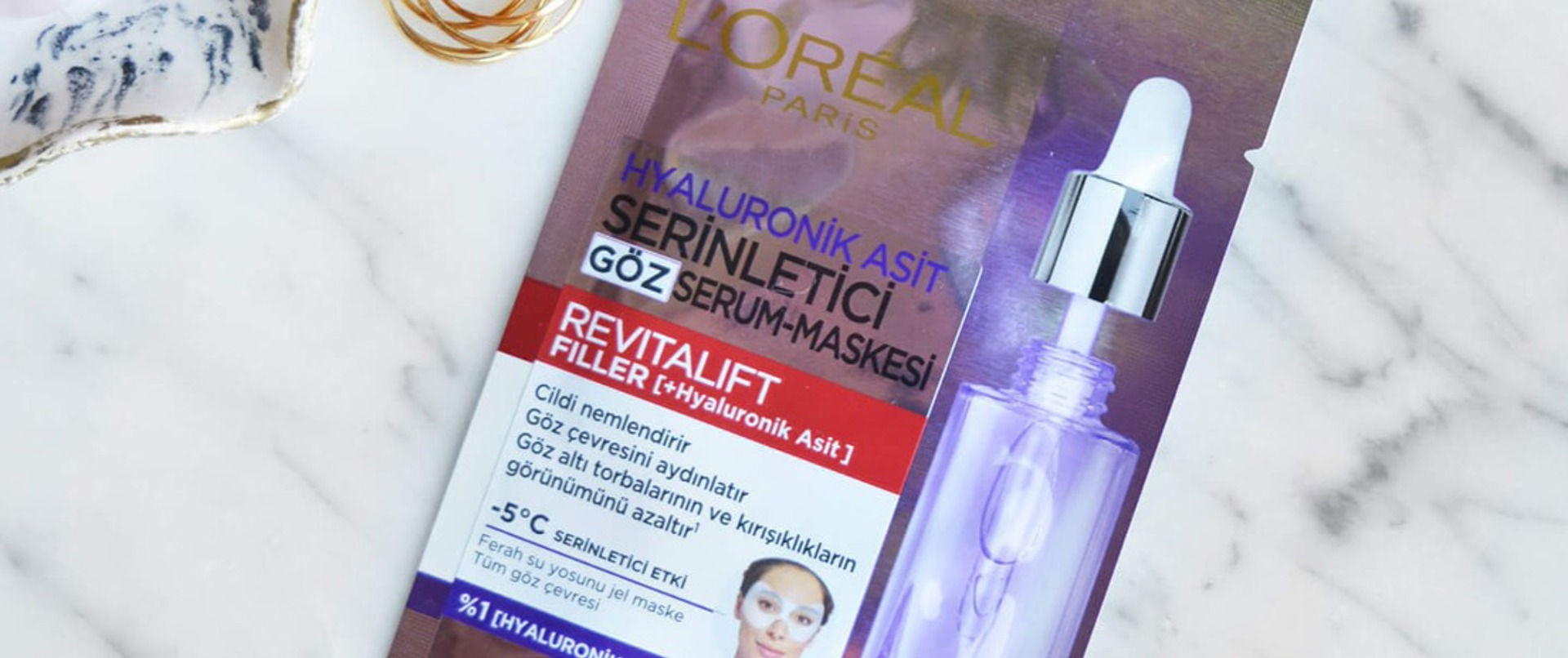 Deniyoruz: L'Oréal Paris Revitalift Filler Göz Maskesi